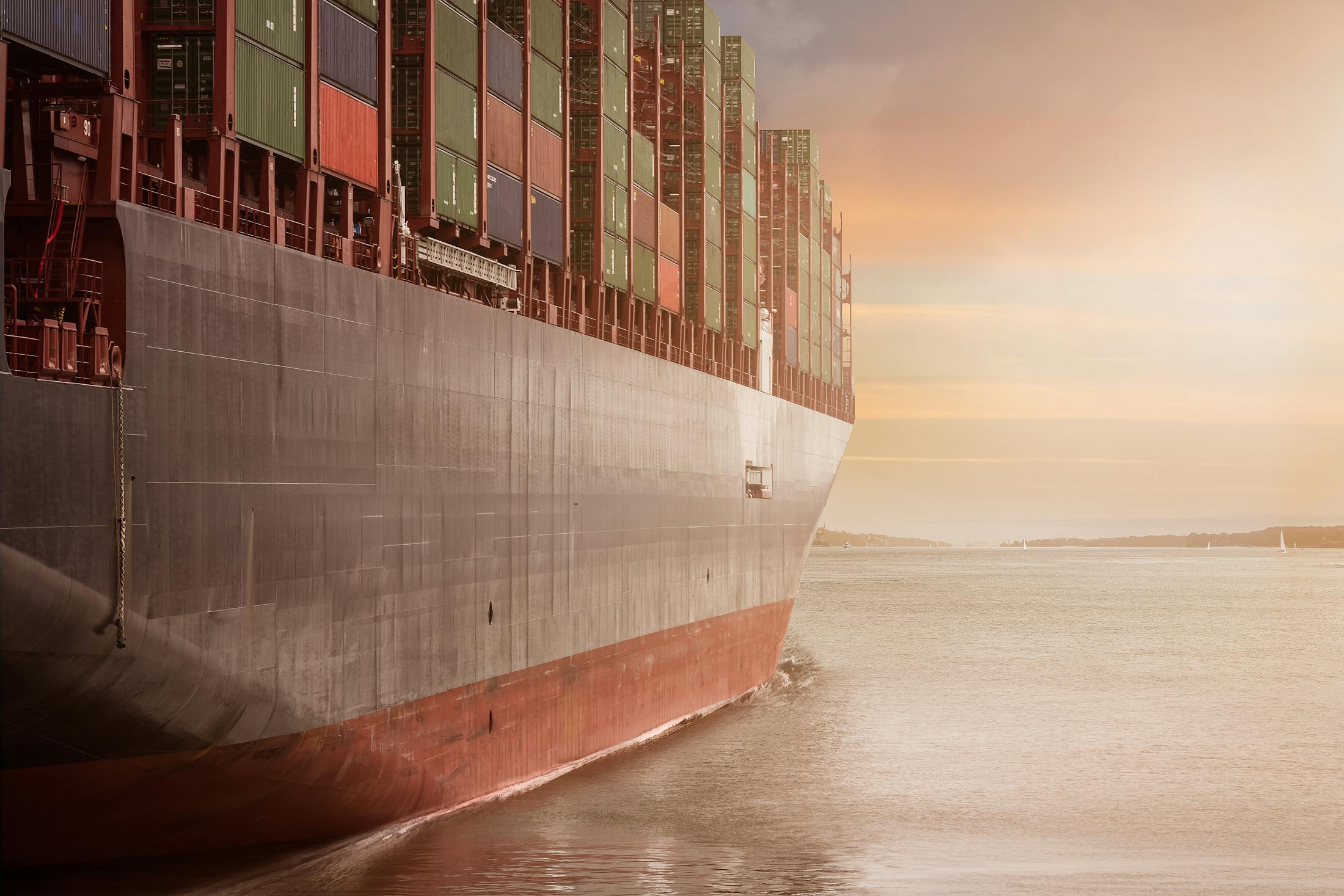 Maritime port operations and international routing